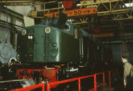 British Rail BR Type 3 (Class 37) Vulcan Works 1960
