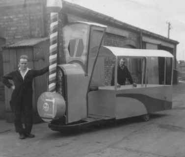 Lister Auto Truck dressed up for works sports day